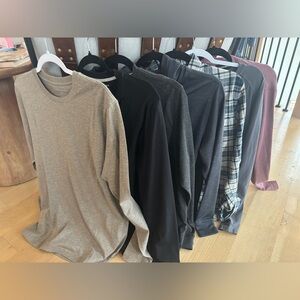 Bonobos Long Sleeve Shirts in Black, Gray, and Plaid